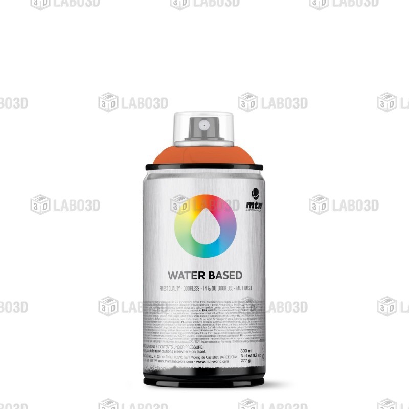 MTN Water Based 300 - Orange Azo Foncé (Azo Orange Fark) - WB-347 - 300ML MTN Water Based 300 - Orange Azo Foncé (Azo Orange Fark) - WB-347 - 300ML