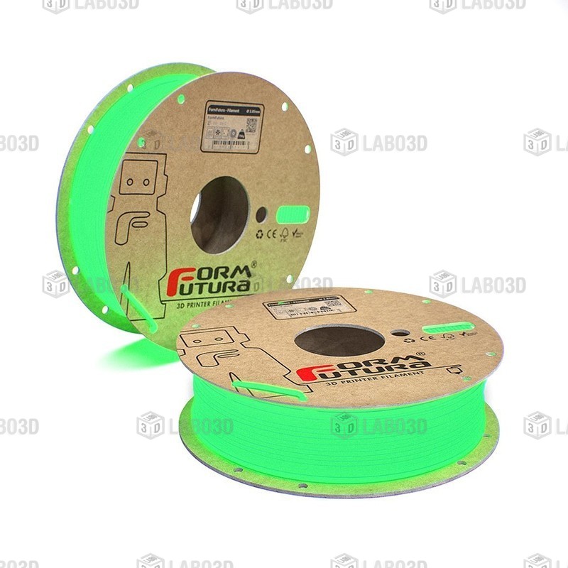 FormFutura - EasyFil (PLA) - phosphorescent vert (Glow in the Dark) - 1.75 mm - 750 g
