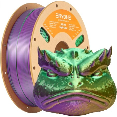 Eryone - PLA Silk Triple-Color - Gold & Green & Purple - 1.75mm - 1 Kg