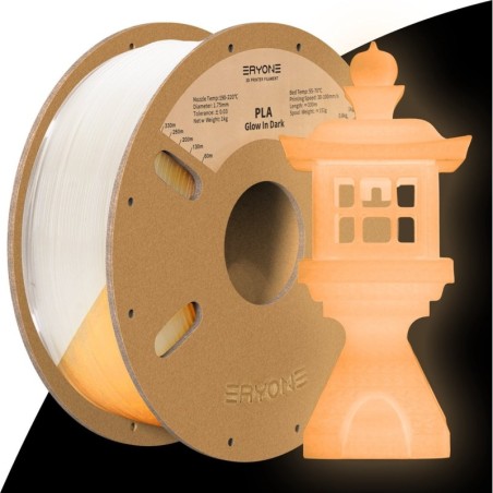 Eryone - PLA Glow in the Dark - Orange Jaune (Orange Yellow) - 1.75mm - 1 Kg