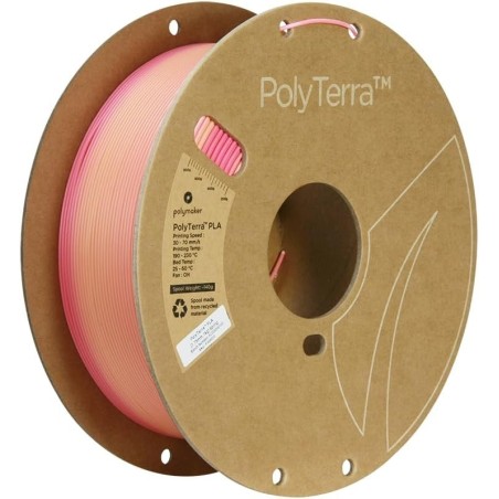 Polymaker PolyTerra - PLA Gradient - Spring ( Pink-peach ) - 1.75mm - 1 Kg