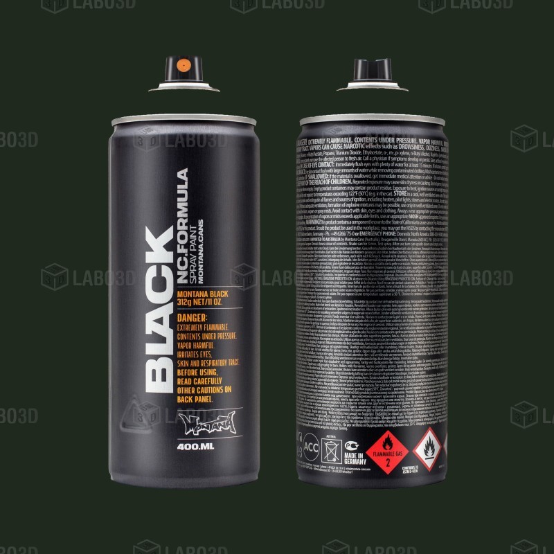 Montana Black - BLK6070 - TAG green - 400ML Montana Black - BLK6070 - TAG green - 400ML
