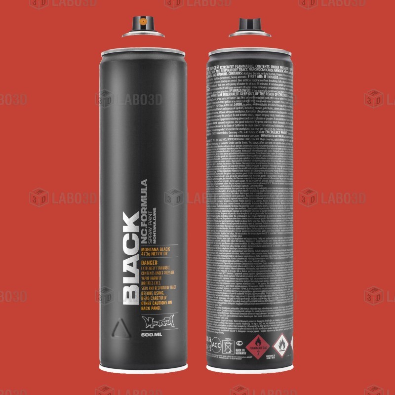 Montana Black - BLKP3000 - Power Red - 600ML Montana Black - BLKP3000 - Power Red - 600ML