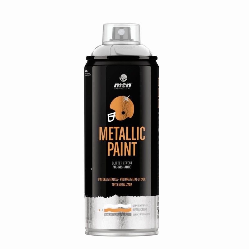 MTN Pro Metallic Paint - Aluminium (Metallic Alumium) - R-5006 - 400ML