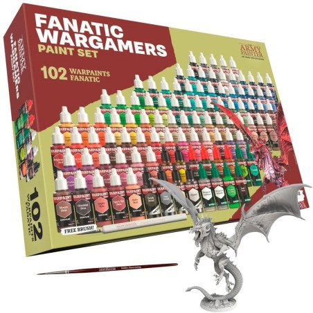 Warpaints Fanatic : Wargamers Paint Set - Combo