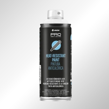 MTN PRO - Peinture Haute Température (Heat-Resistant Paint) - Silver - 400ML