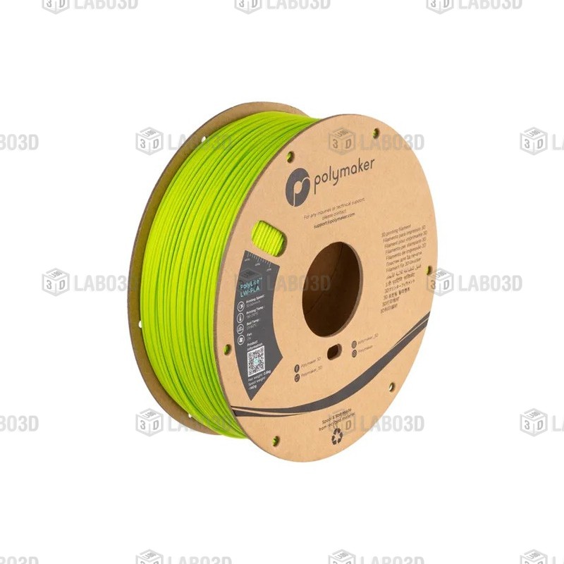 Polymaker PolyLite - LW-PLA - Bright Green - 1.75mm - 800g Polymaker PolyLite - LW-PLA - Bright Green - 1.75mm - 800g
