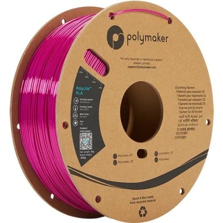 Polymaker PolyLite Silk - PLA - Magenta - 1.75mm - 1 Kg