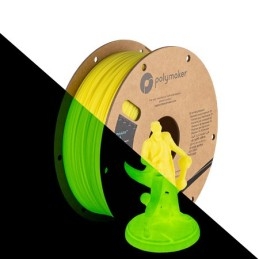 Polymaker PolyLite Luminous - PLA - Yellow - 1.75mm - 1 Kg