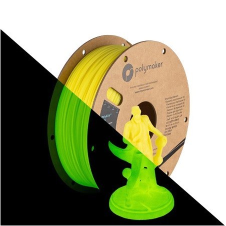 Polymaker PolyLite Luminous - PLA - Yellow - 1.75mm - 1 Kg