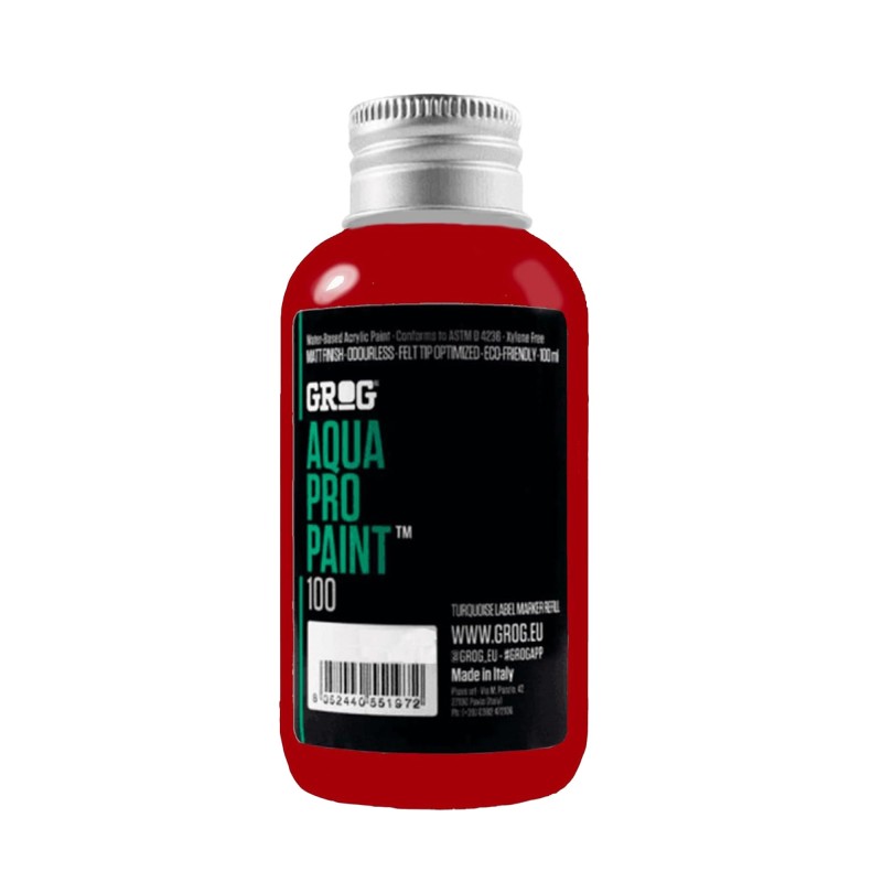 Grog Aqua Pro Paint 100 - APP10-32  - Rouge Brique (Brick Red) - 100ML