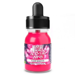 Green Stuff World - Fluorescent acrylic ink - Magenta - 30ml - 5099