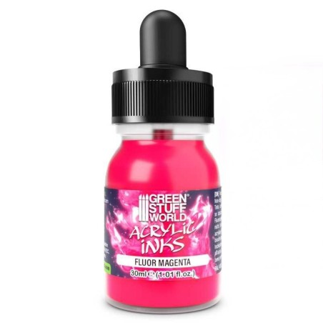 Green Stuff World - Encre acrylique fluorescente - Magenta - 30ml - 5099