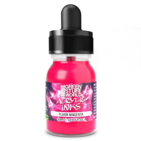 Green Stuff World - Fluorescent acrylic ink - Magenta - 30ml - 5099