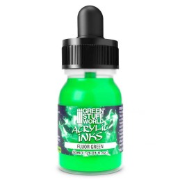 Green Stuff World - Fluorescent acrylic ink - Green - 30ml - 5097
