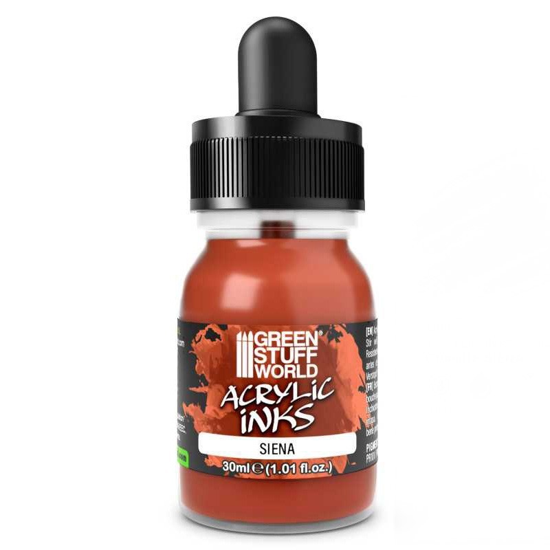 Green Stuff World - Encre acrylique Opaque - Sienne - 30ml - 5095 Green Stuff World - Encre acrylique Opaque - Sienne - 30ml - 5095