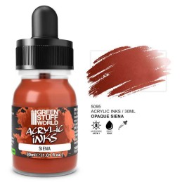 Green Stuff World - Encre acrylique Opaque - Sienne - 30ml - 5095
