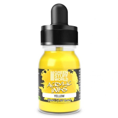 Green Stuff World - Opaque acrylic ink - Yellow - 30ml - 4294
