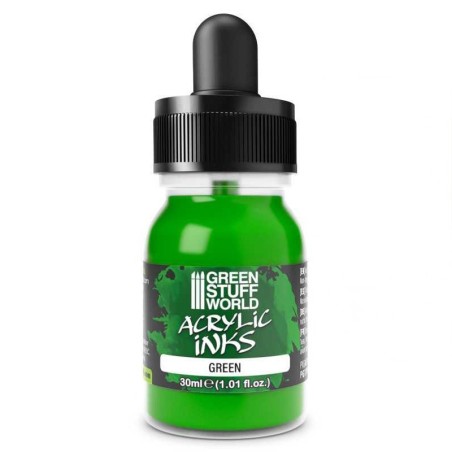 Green Stuff World - Encre acrylique Opaque - Vert - 30ml - 4293