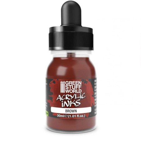 Green Stuff World - Encre acrylique Opaque - Marron - 30ml - 4292