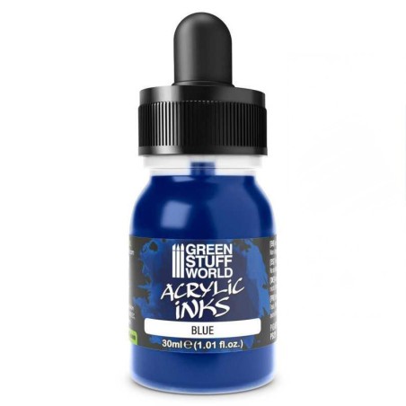 Green Stuff World - Encre acrylique Opaque - Bleu - 30ml - 4290