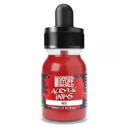 Green Stuff World - Encre acrylique Opaque - Rouge - 30ml - 4289