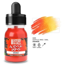 Green Stuff World - Encre acrylique Opaque - Orange - 30ml - 4288