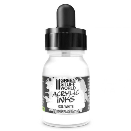Green Stuff World - Opaque acrylic ink - OSL White - 30ml - 4285