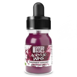 Green Stuff World - Encre acrylique Transparente - Burgundy - 30ml - 4280