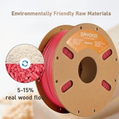 Eryone - PLA Wood - Rouge (Red) - 1.75mm - 1 Kg