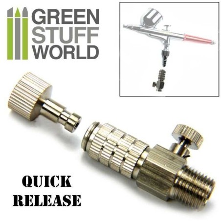 Green Stuff World - Adaptateur Prise Rapide 1/8 avec Régulateur - 1533