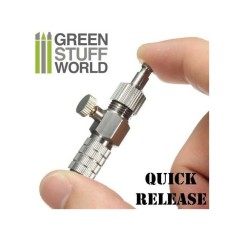 Green Stuff World - QuickRelease Adaptor with Air Flow Control 1/8 - 1533