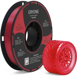 Eryone - TPU -  Rouge Transparent (Transparent Red) - 1.75mm - 500 gr