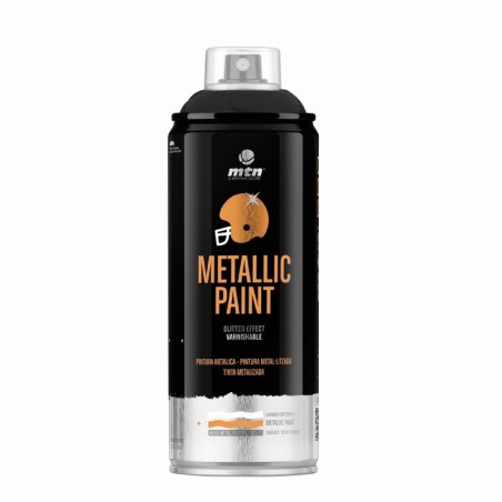 MTN Pro Metallic Paint - Noir métallisé (Mettalic Black) - R-9011 - 400ML