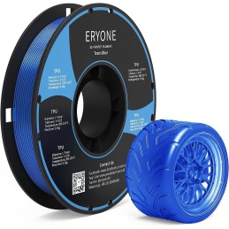 Eryone - TPU - Bleu Transparent  (Transparent Blue) - 1.75mm - 500 gr