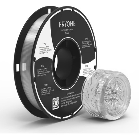 Eryone - TPU - Transparent - 1.75mm - 500 gr