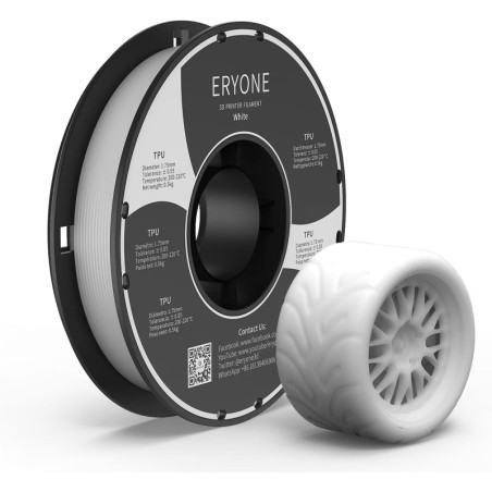 Eryone - TPU - White - 1.75mm - 500 gr