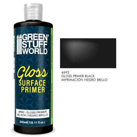 Green Stuff World - Primaire Brillant - Noire - 240ml - 4692