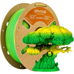 Eryone - PLA - Jaune et Vert (Shire) - Gradient - 1.75mm - 1 Kg