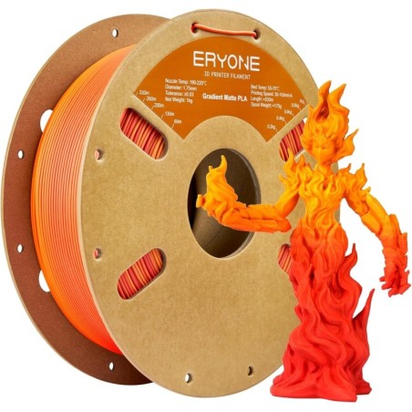 Eryone - PLA - Red & Yellow (Maple Leaf) - Gradient - 1.75mm - 1 Kg