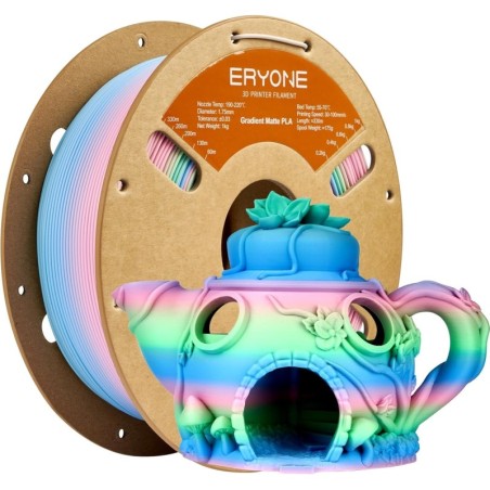 Eryone - PLA - Pink, Green & Blue  (Fairy) - Gradient - 1.75mm - 1 Kg