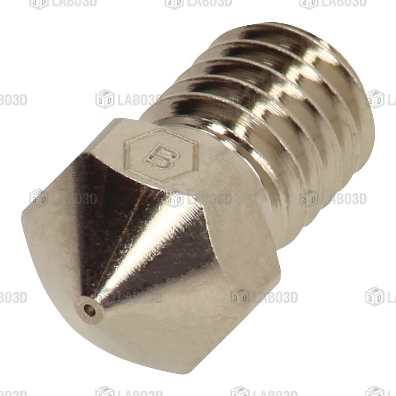 Brozzl - Buse E3D V6 en Cuivre plaqué Nickel (Plated Copper) : 0.8mm - 1.75mm Brozzl - Buse E3D V6 en Cuivre plaqué Nickel (Plated Copper) : 0.8mm - 1.75mm