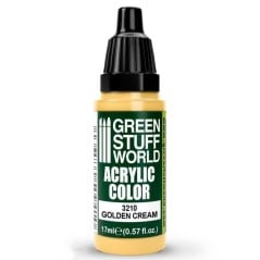 Green Stuff Word - Acrylic Color - Golden Cream - 3210
