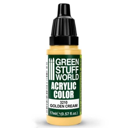 Green Stuff Word - Acrylic Color - Golden Cream - 3210