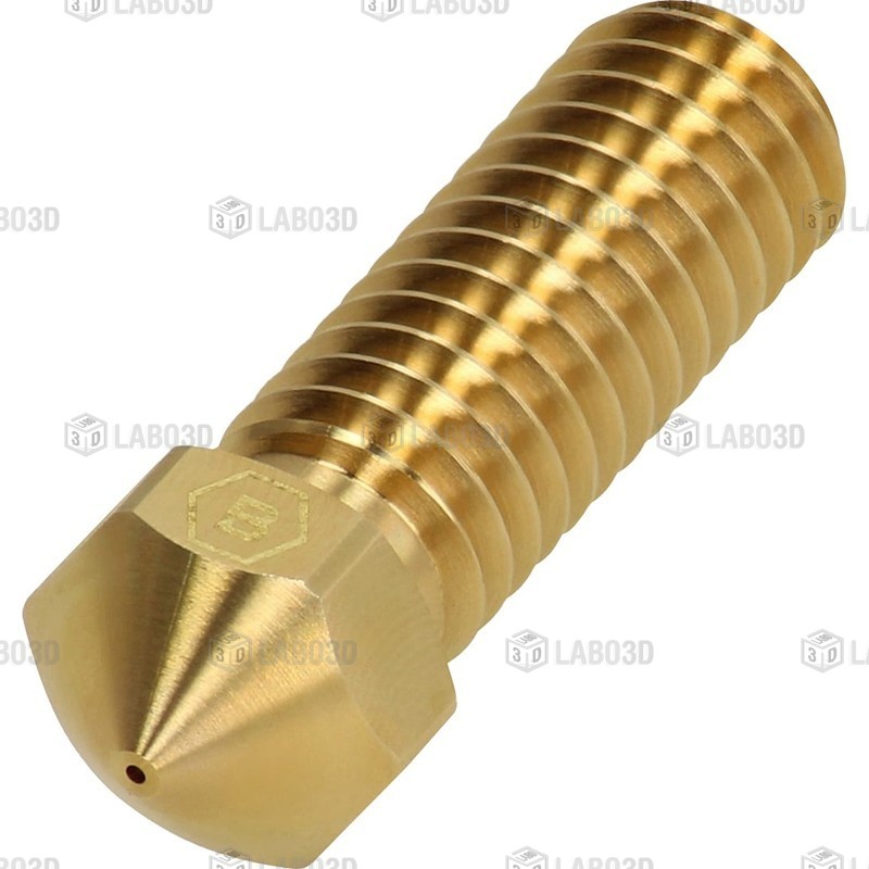 Brozzl - Buse E3D Volcano en Laiton pour : 0.6 mm - 1.75mm Brozzl - Buse E3D Volcano en Laiton pour : 0.6 mm - 1.75mm