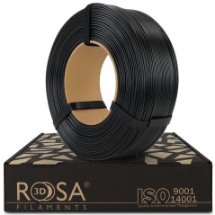 Rosa3D - PLA Starter - Black - 1.75mm - 1 Kg - Refill