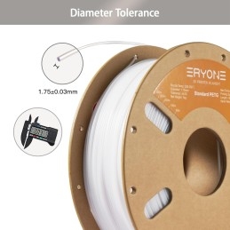 Eryone - PETG - Blanc (White) - 1.75mm - 1 Kg