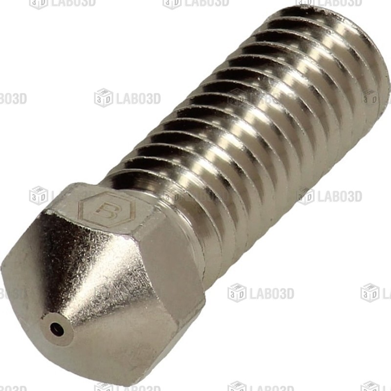 Brozzl - Buse E3D Volcano en Cuivre plaqué Nickel (Plated Copper) : 0.8mm - 1.75mm Brozzl - Buse E3D Volcano en Cuivre plaqué Nickel (Plated Copper) : 0.8mm - 1.75mm