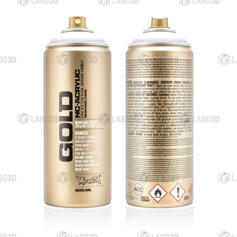 Montana Gold- S9120 - White Pure - 400ML Montana Gold- S9120 - White Pure - 400ML