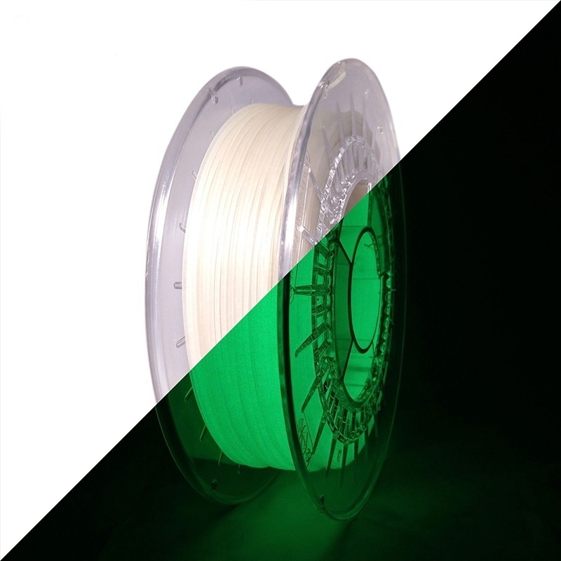 Rosa3D - PLA Starter - phosphorescent Vert (Glow in the Dark Green) -  1.75mm - 500 gr